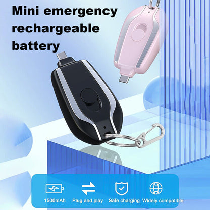 Mini Keychain Power Bank Type-C