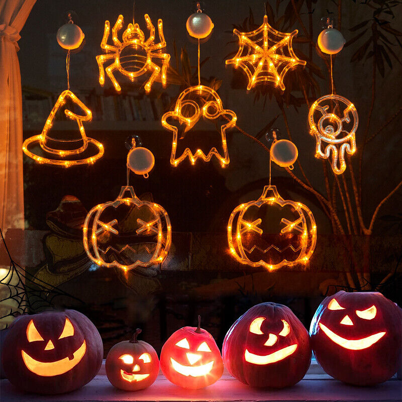 Halloween Window Hanging LED Lights