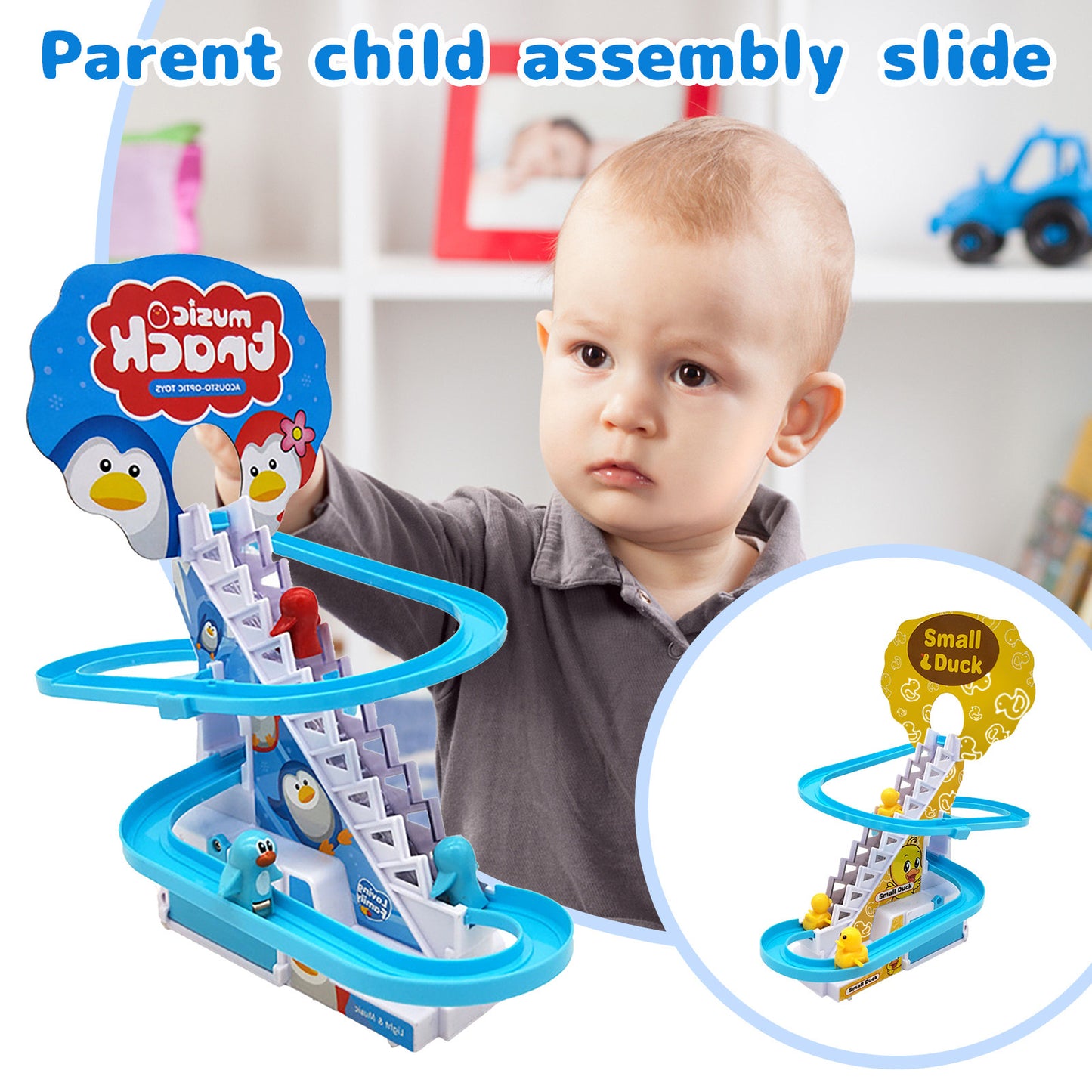 Little Ducks Kids Toy Automatic Ladder Light