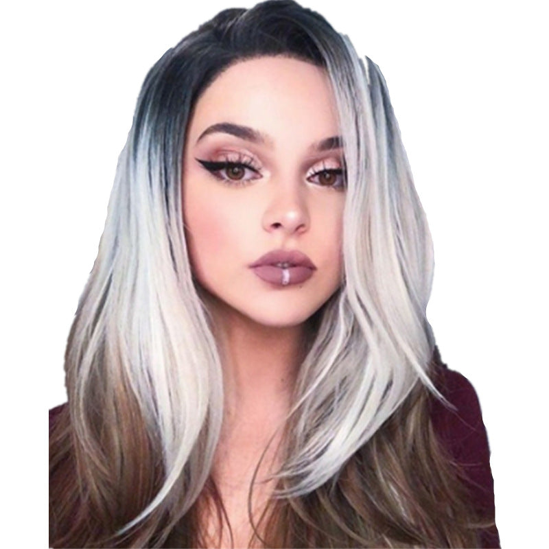 Silver Ombre Wig Set