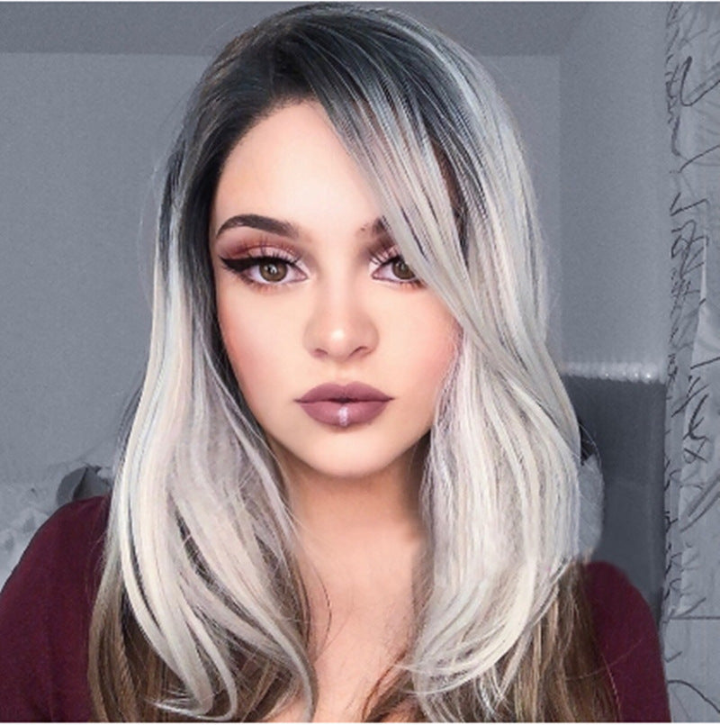 Silver Ombre Wig Set