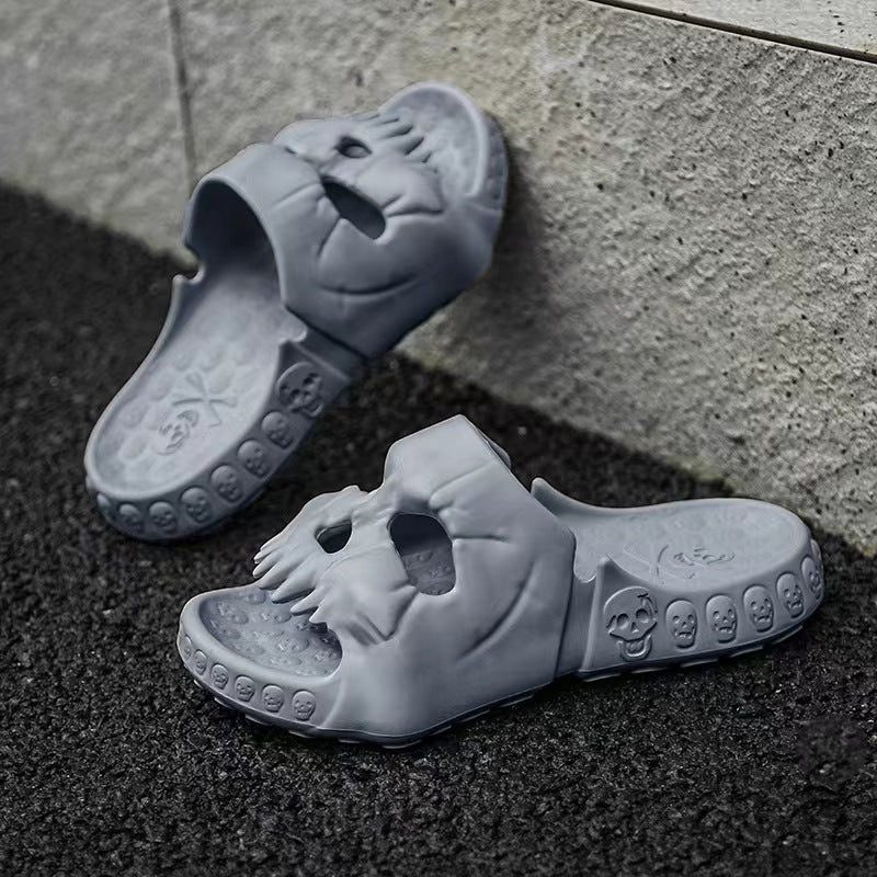 Skull Halloween Slides / Footwear / Slippers