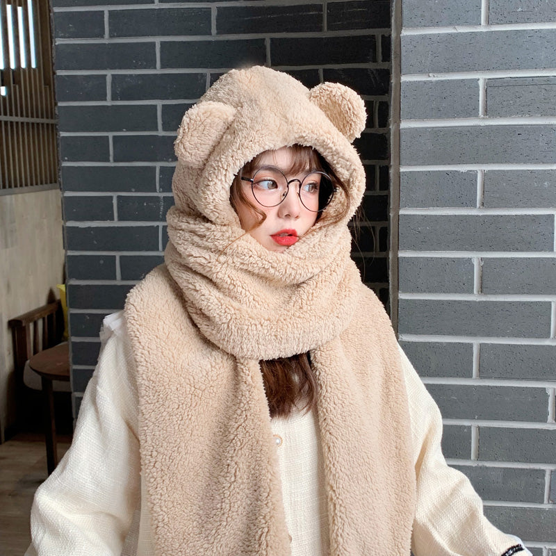 Bear Plush Scarf