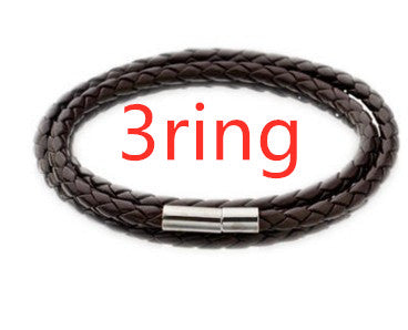 Men's Custom Leather Bracelet Personalized