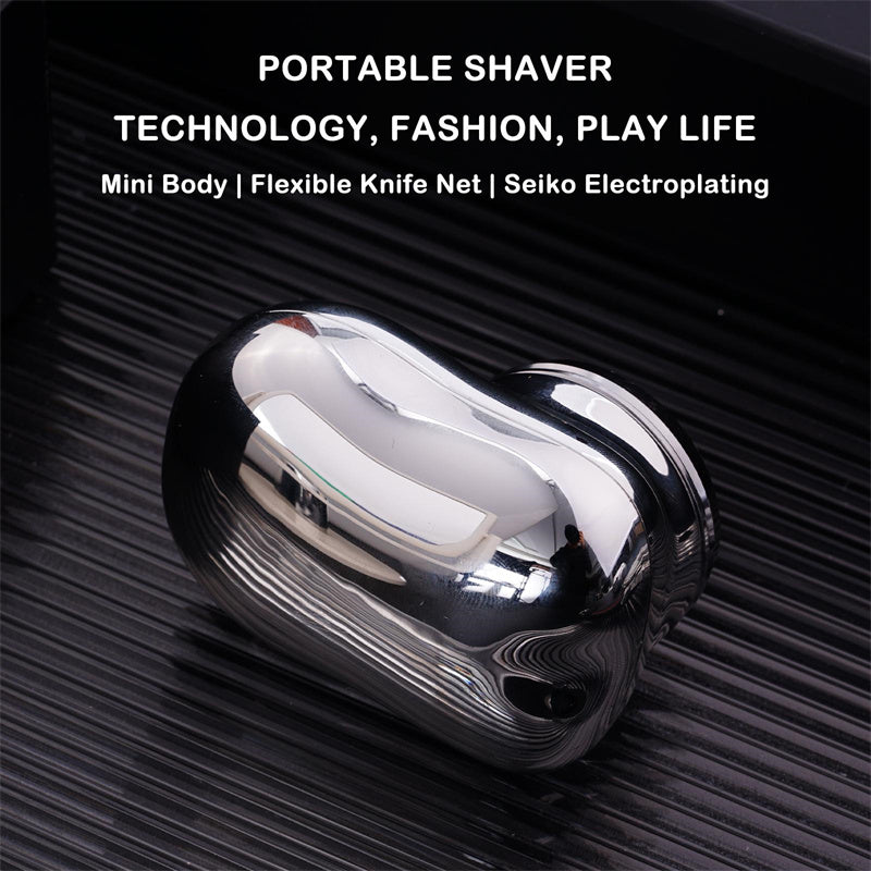 Portable Men Face Cordless Shavers Rechargeable USB  Wet & Dry Painless