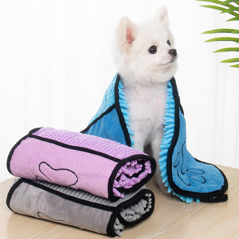 Super Absorbent Pet Bathrobe & Towel