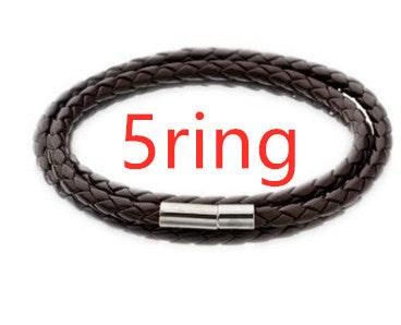 Men's Custom Leather Bracelet Personalized