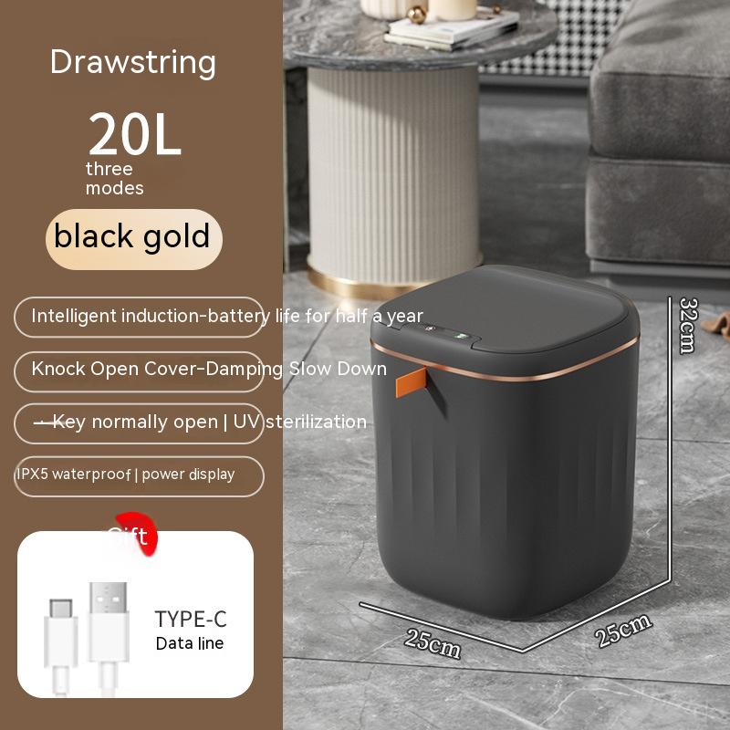 Smart Trash Can With Lid Automatic