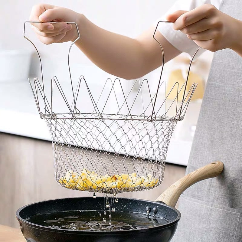 Stainless Steel Deep-fried Tools Drain Basket