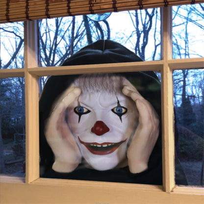 Halloween  Window Decoration Clown Peeking