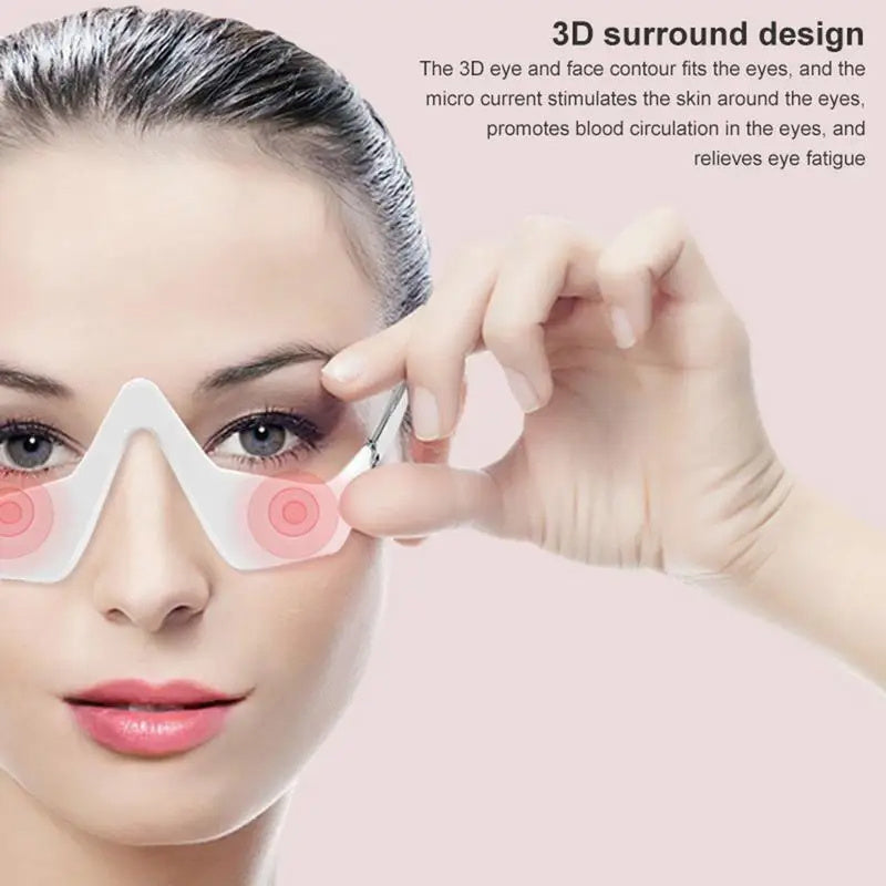 3D Eye Beauty Micro-Current Pulse Eye Relax Reduce Wrinkles , Dark Circle Remove Eye Bags Massager Beauty Tool