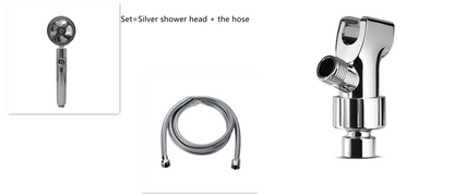 Shower Head Water Saving Flow 360 Degrees Rotating With Small Fan