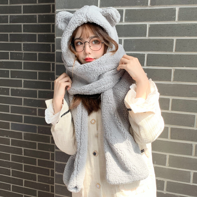 Bear Plush Scarf