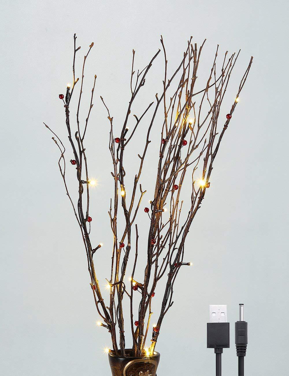 LED Artificial Twig Lights Decorative Lamp