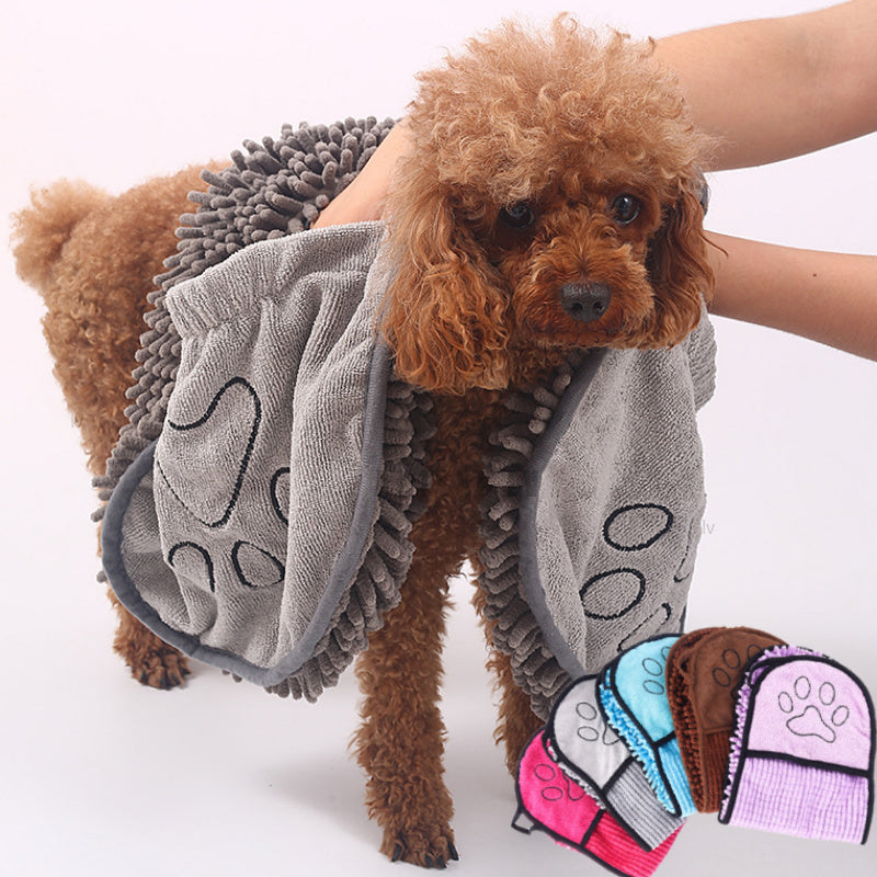 Super Absorbent Pet Bathrobe & Towel