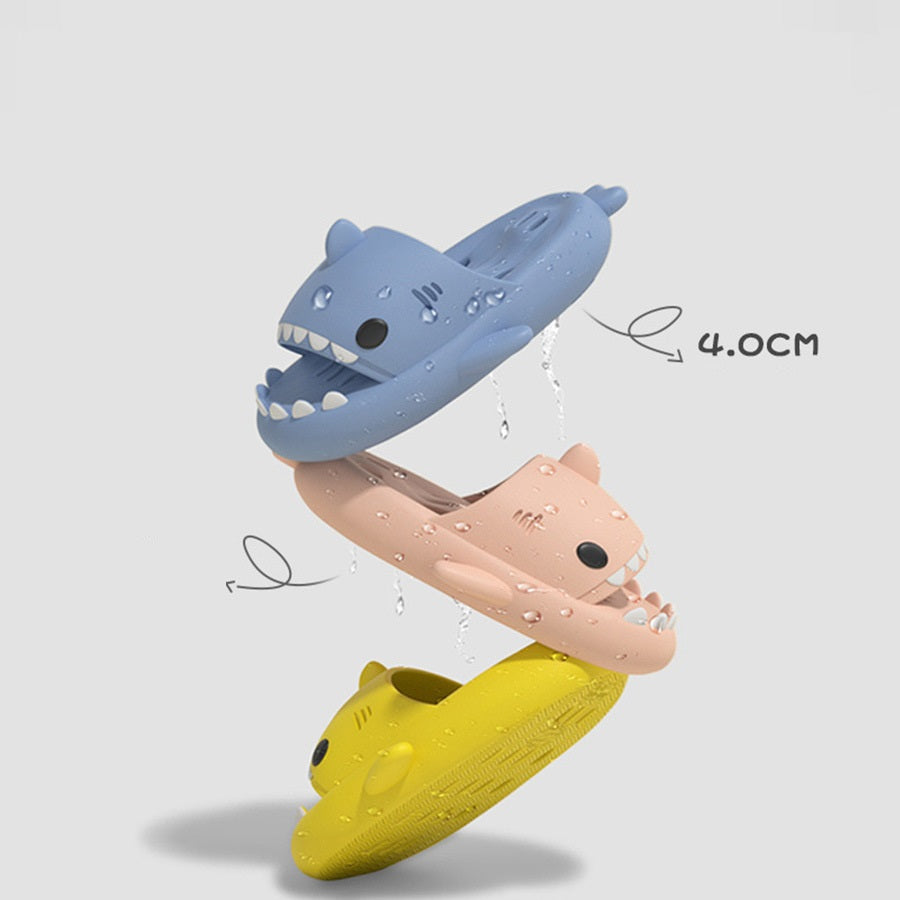 Shark Shower Slippers - Bathroom Accesories