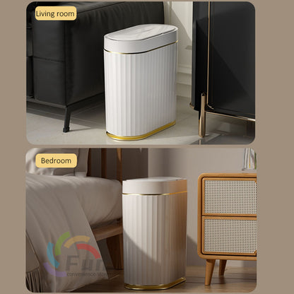 Smart Trash Can With Lid Automatic