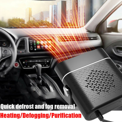 3 In 1 Car Heater Defogger Plug In Cigarette Lighter Anti-Fog