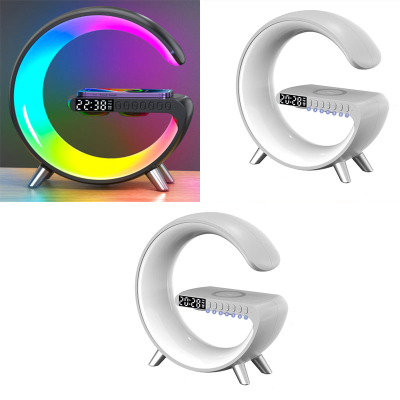 G Shaped LED Lamp Bluetooth Speake Wireless