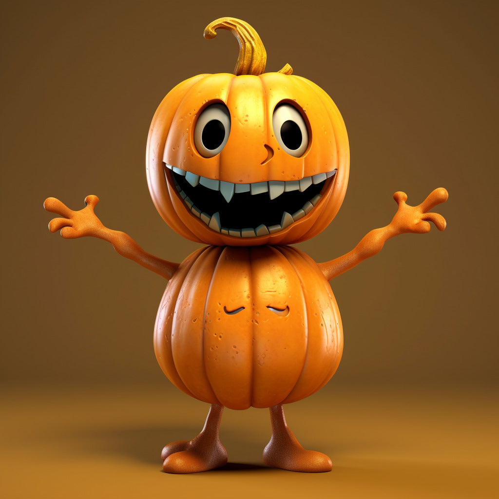 Halloween Pumpkin Statue