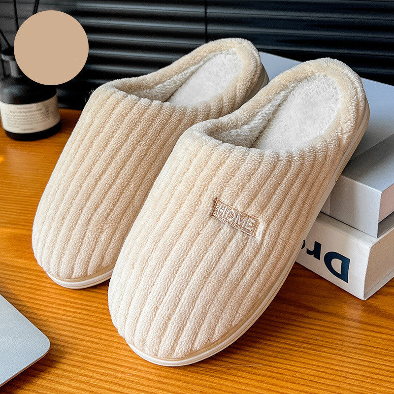 Cotton Slippers Winter Non-slip Indoor