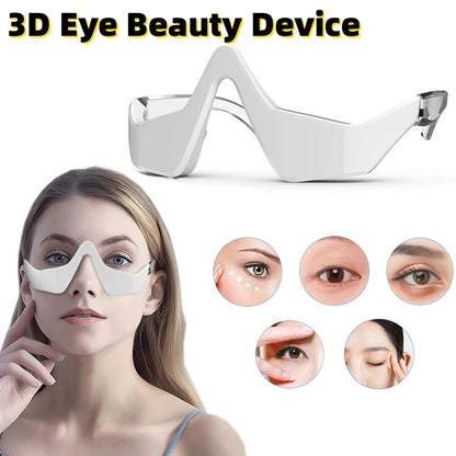 3D Eye Beauty Micro-Current Pulse Eye Relax Reduce Wrinkles , Dark Circle Remove Eye Bags Massager Beauty Tool