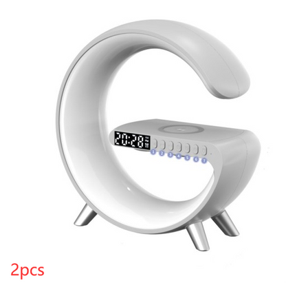 G Shaped LED Lamp Bluetooth Speake Wireless