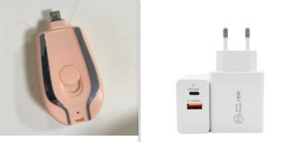 Mini-Schlüsselanhänger-Powerbank Typ C