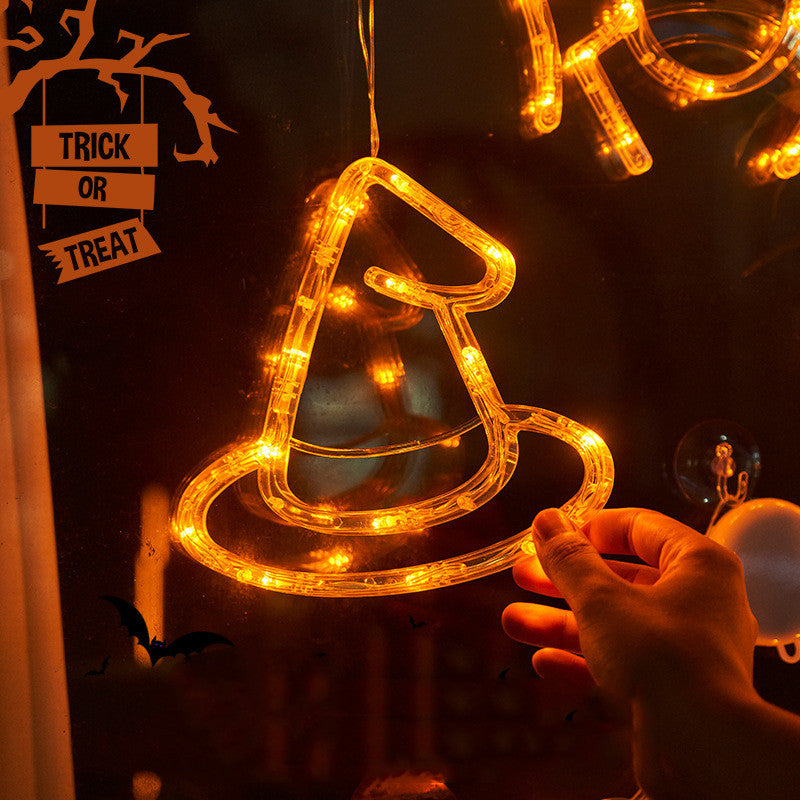 Halloween Window Hanging LED Lights