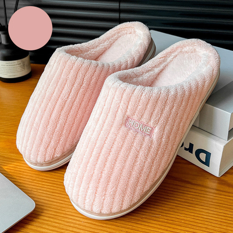 Cotton Slippers Winter Non-slip Indoor