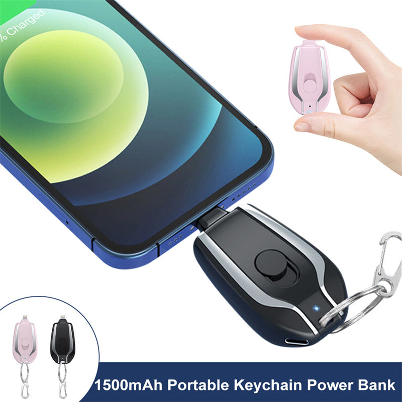 Mini Keychain Power Bank Type-C