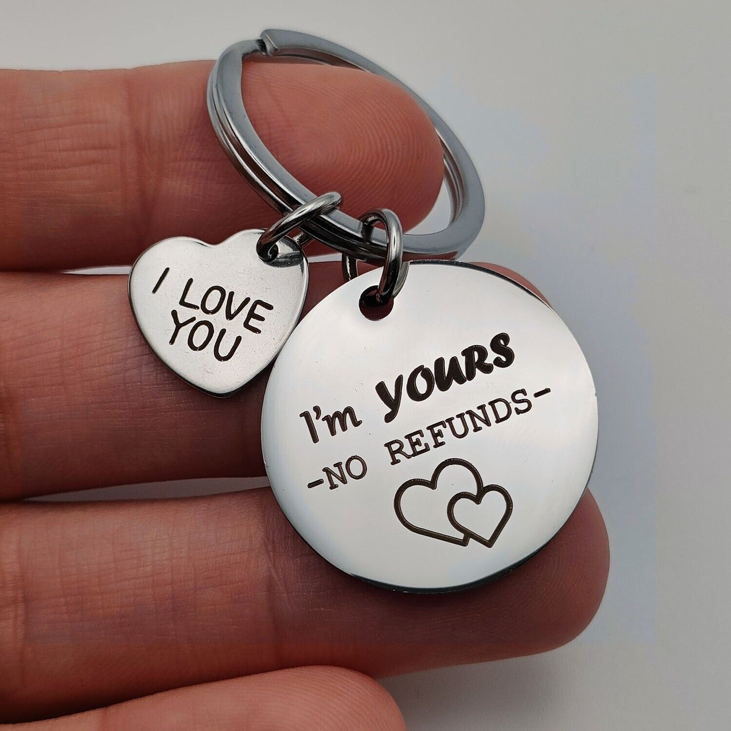 Couple Tag Keychain