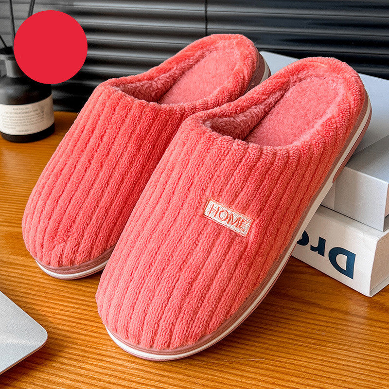 Cotton Slippers Winter Non-slip Indoor