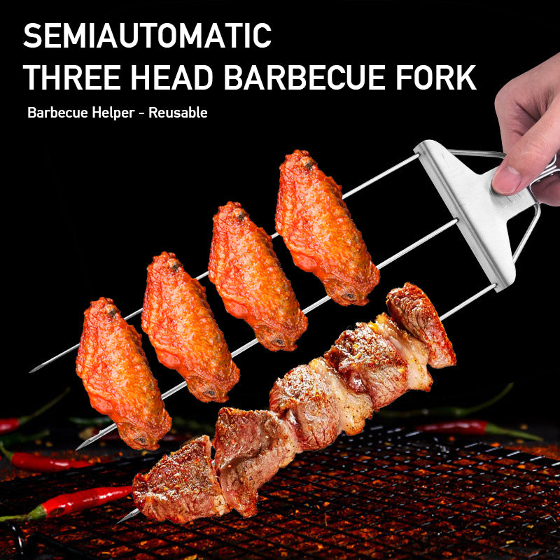 3-Prong Grill Fork skewer