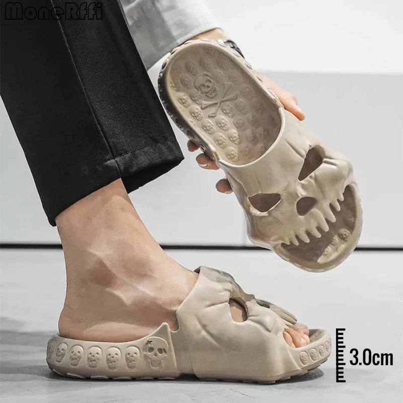 Skull Halloween Slides / Footwear / Slippers