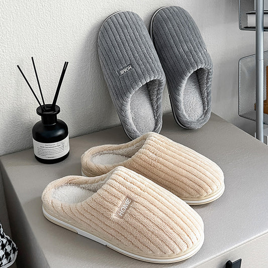 Cotton Slippers Winter Non-slip Indoor