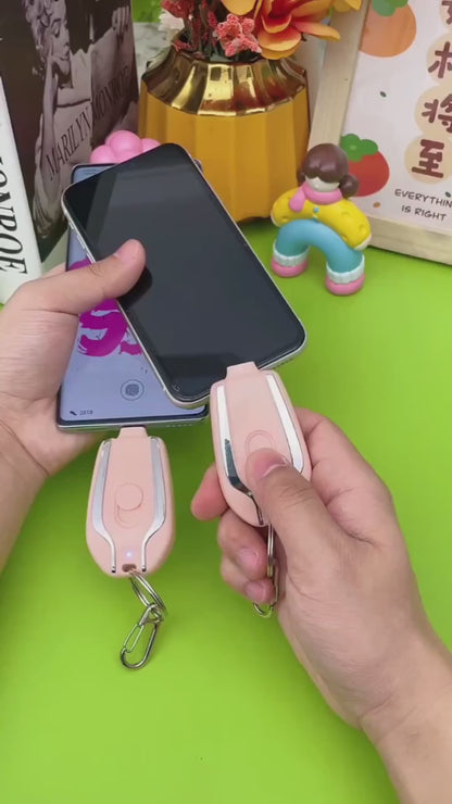 Mini Keychain Power Bank Type-C